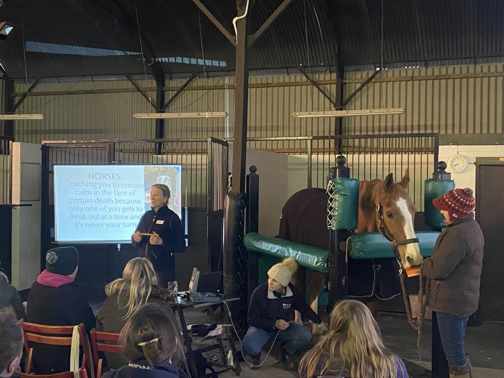 Equine evening well supported by clients Station House Vets